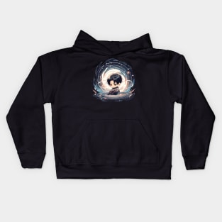 chibi levi Kids Hoodie